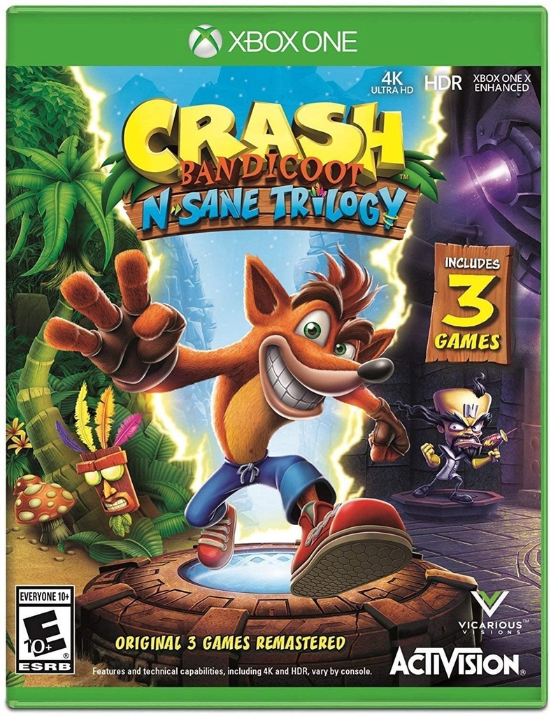 CRASH BANDICOOT N SANE TRILOGY - Xbox one