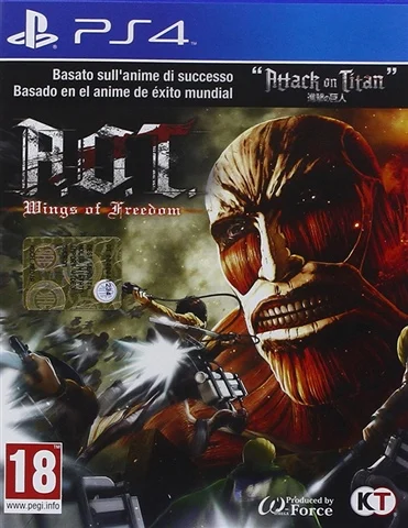 ATTACK ON TITAN WINGS OF FREEDOM - PS4 OK